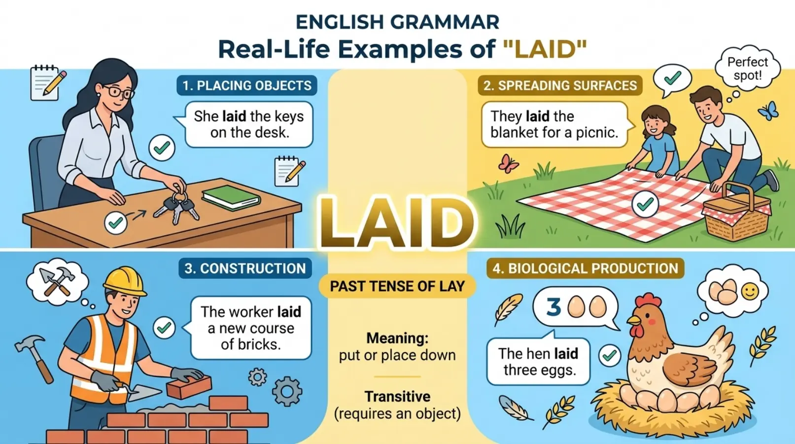 Real-Life Examples of "Laid"