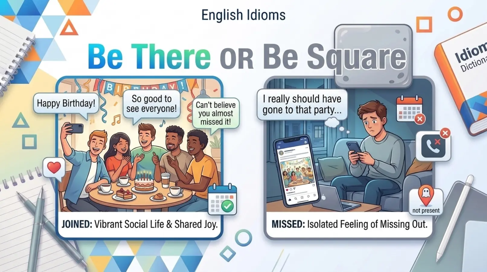 "Be There or Be Square" in Daily Life