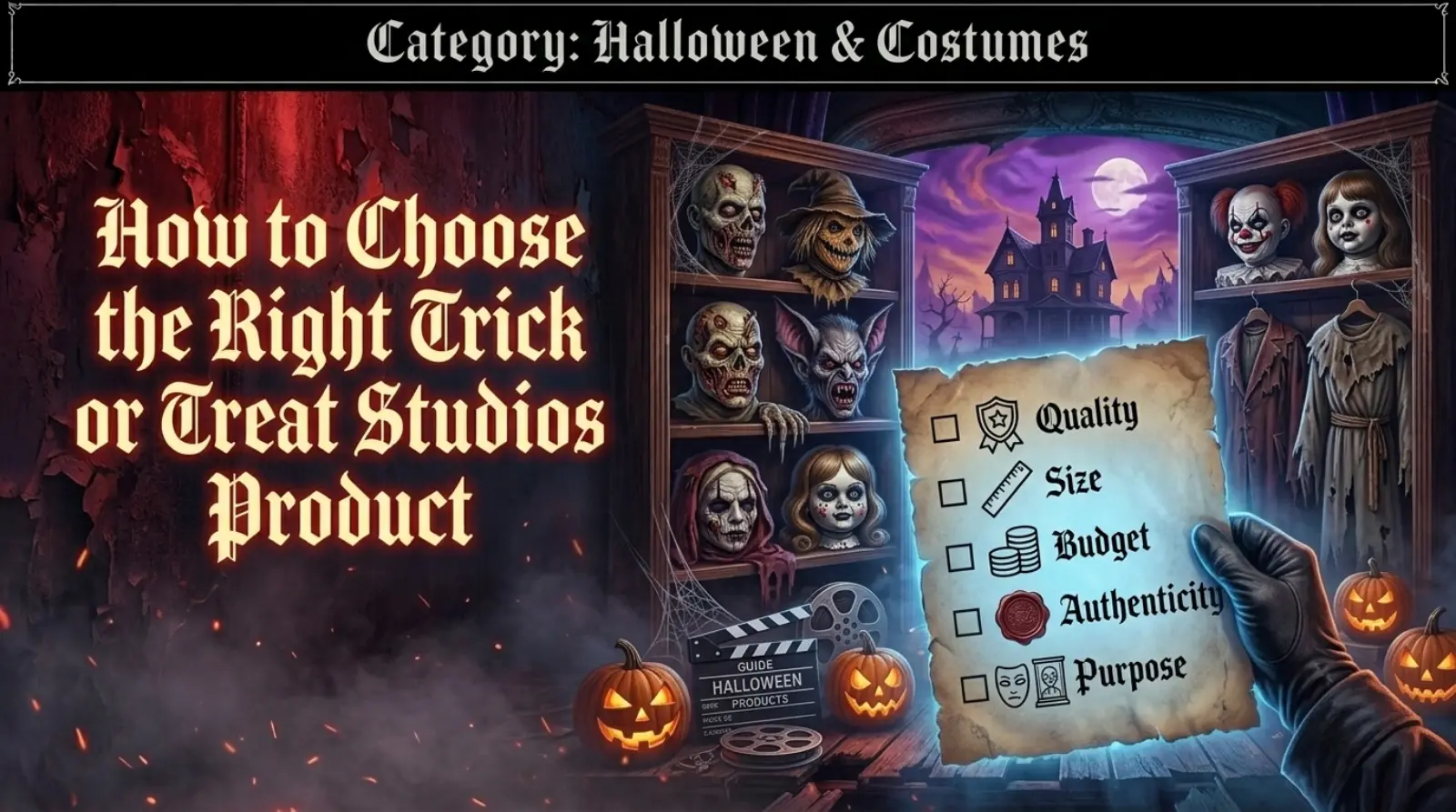 How to Choose the Right Trick or Treat Studios Product