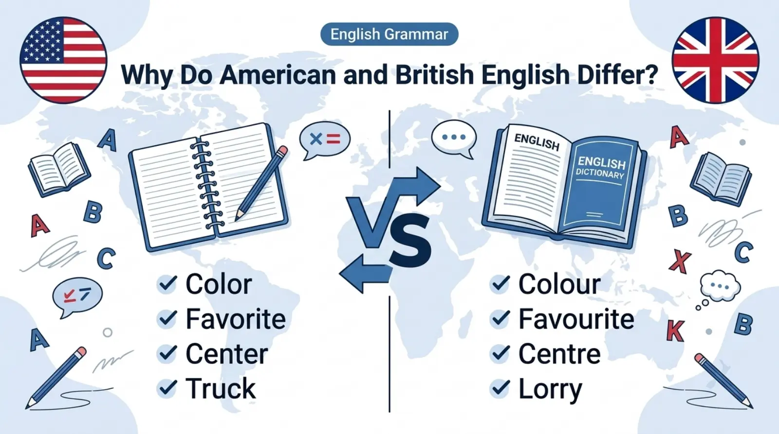 Why Do American and British English Differ?