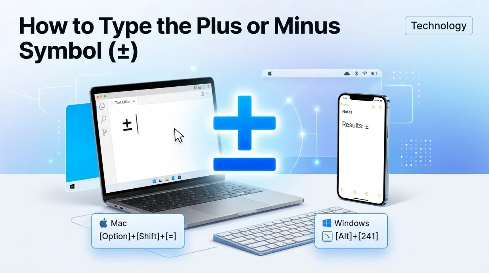 Real-Life Examples of the Plus or Minus Symbol