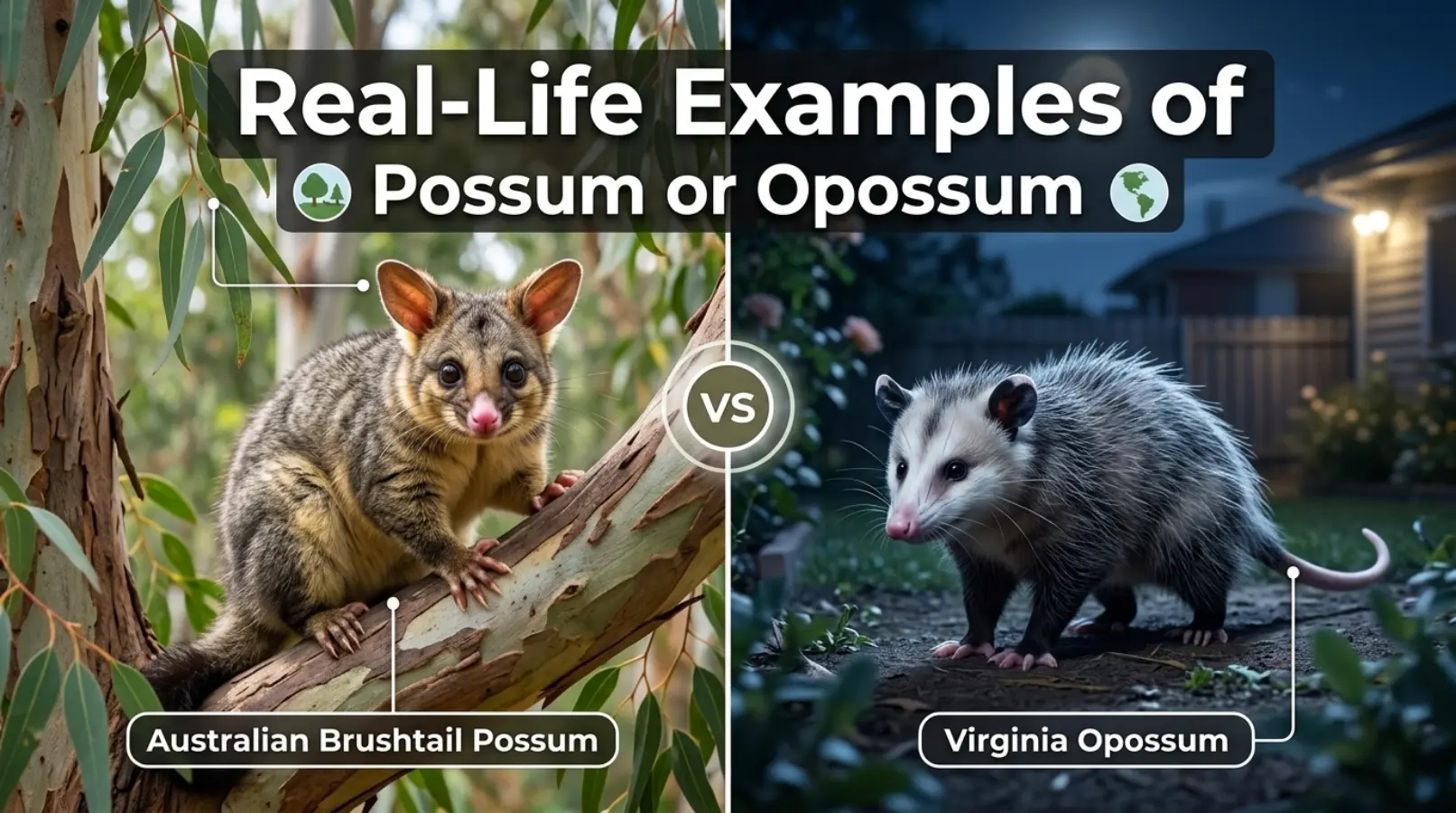 Real-Life Examples of Possum or Opossum