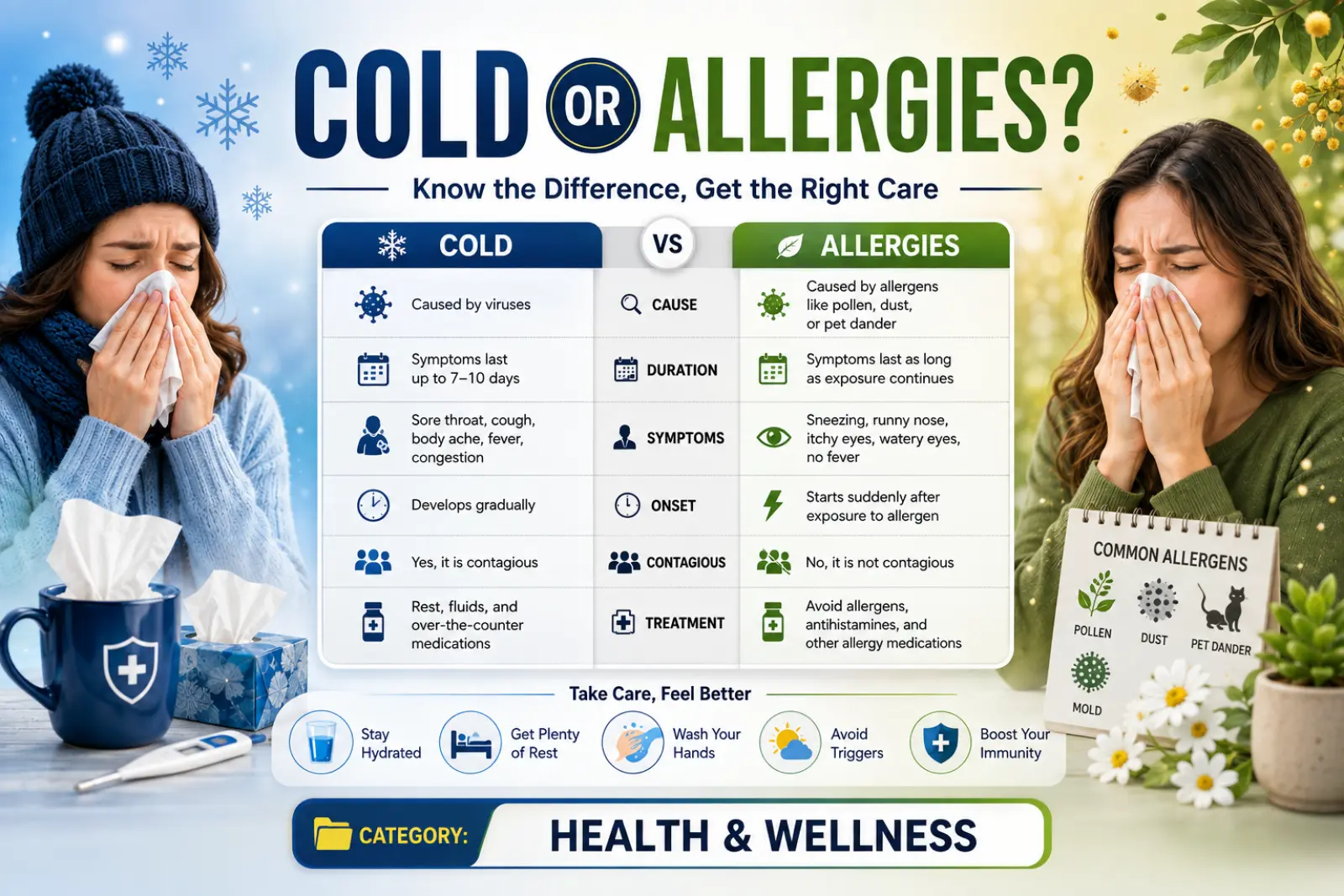 Cold or Allergies
