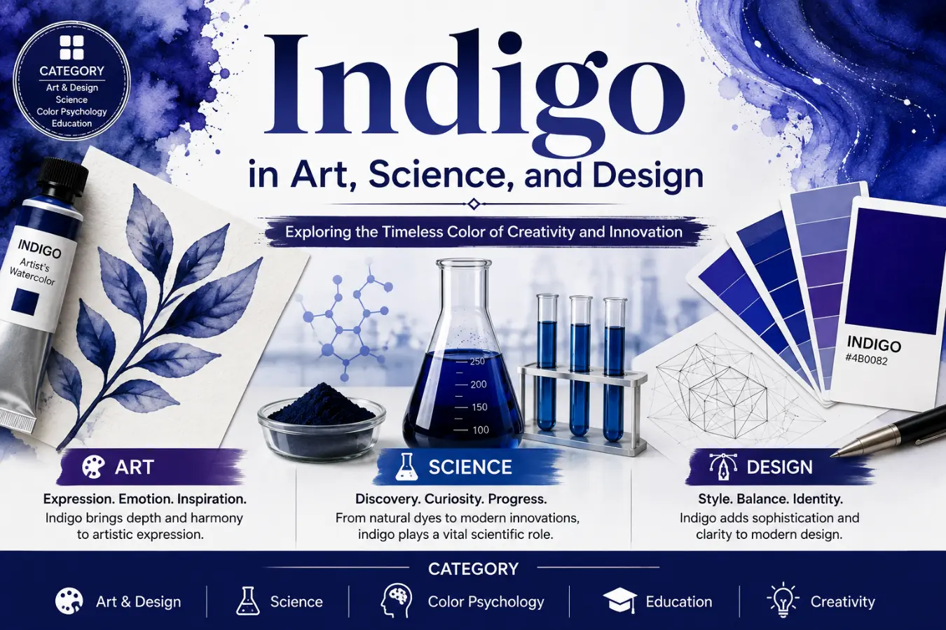 Indigo in Art, Science, and Design