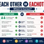 Each Other or Eachother