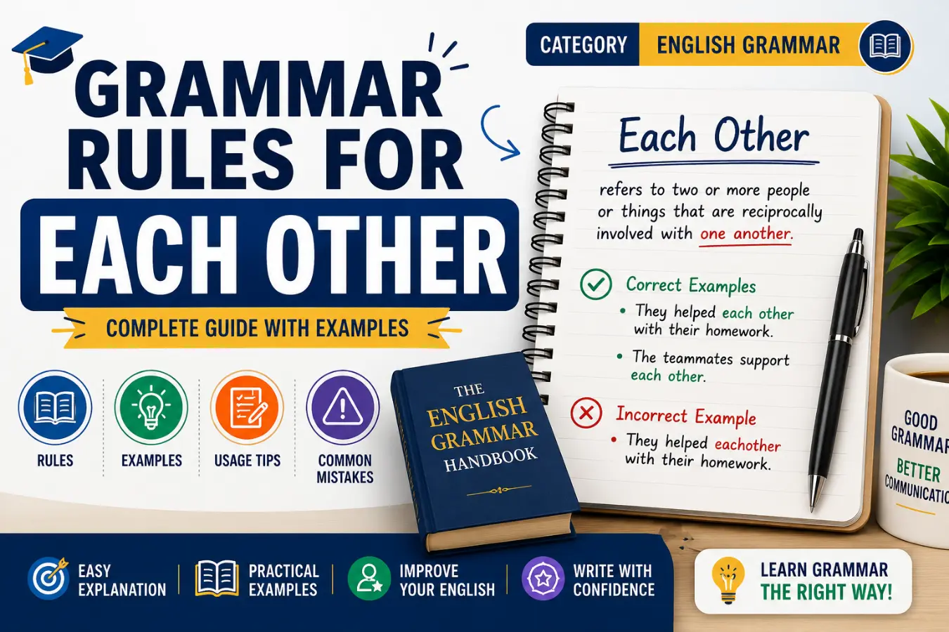 Grammar Rules for Each Other